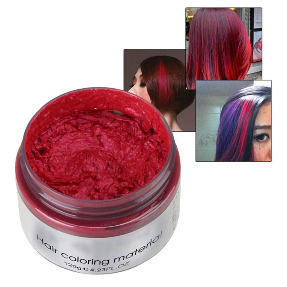  Temporary Instant Unisex Natural Hair Color Wax Mud Washable  Moisturizing Modelling Fashion Colorful Hair Color Wax Disposable Natural  Hairstyle Hair Color Pomade Dye Temporary Hair Color : Beauty & Personal