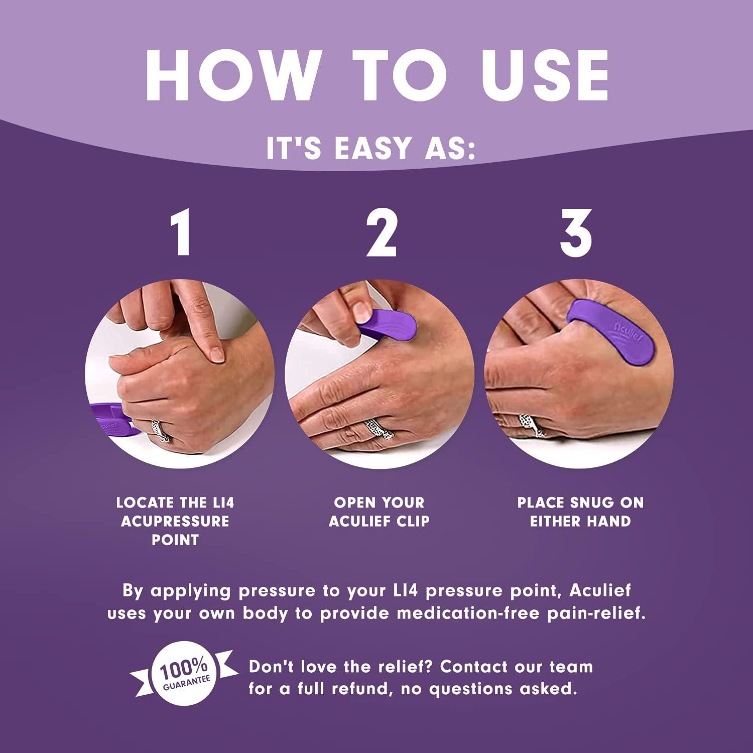 Aculief Award Winning Natural Headache, Migraine, Tension Relief