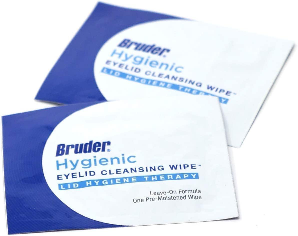 Bruder Hygienic Eyelid Cleansing Wipes Pack of 2 Exfoliating