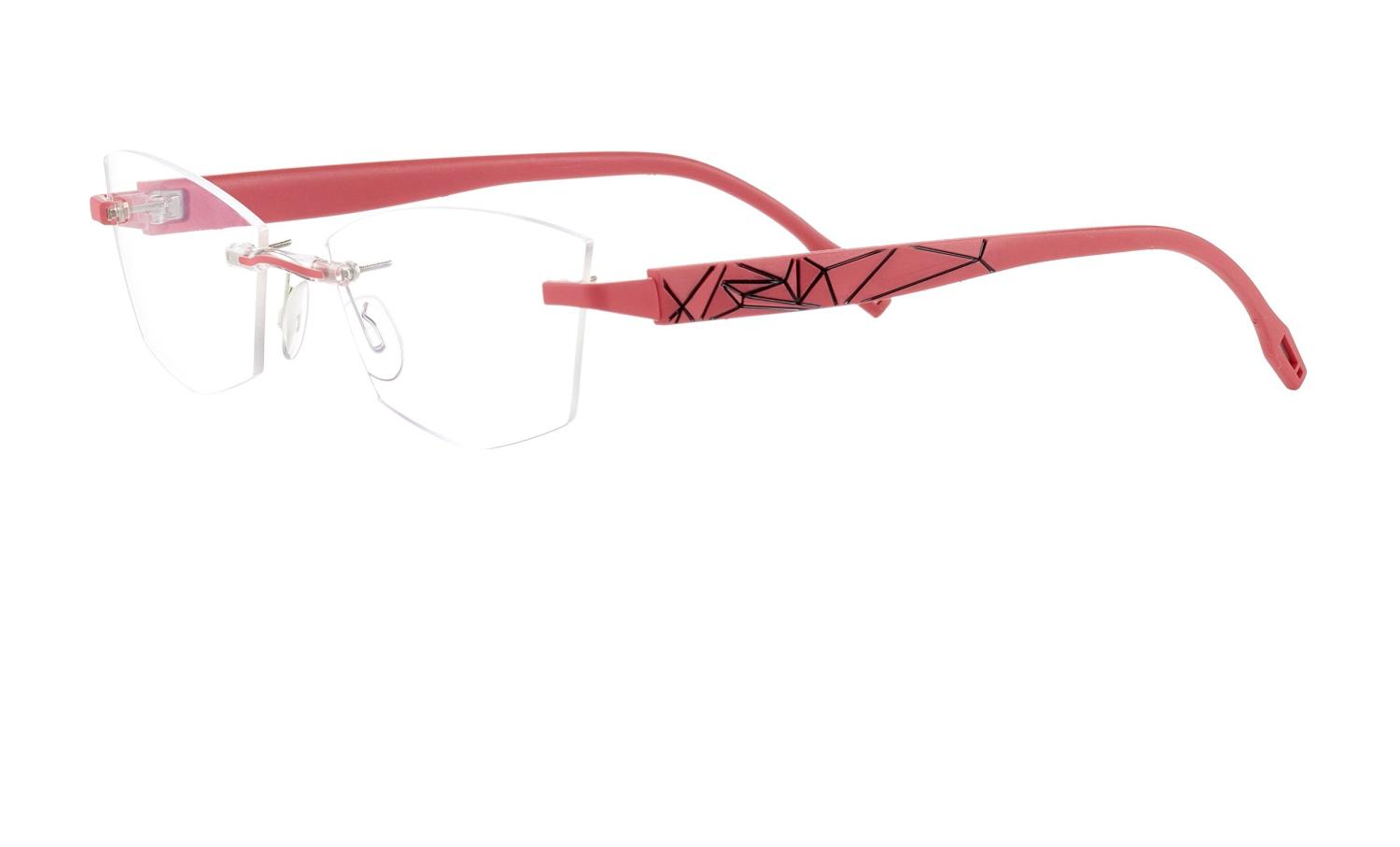 Switch It! 3D Pattern Interchangeable Temples Set - Red-Black | 135mm ...