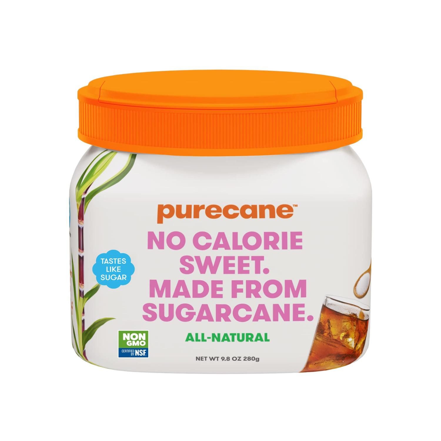 Purecane, Spoonable Family Canister, Zero Calorie Confectioners