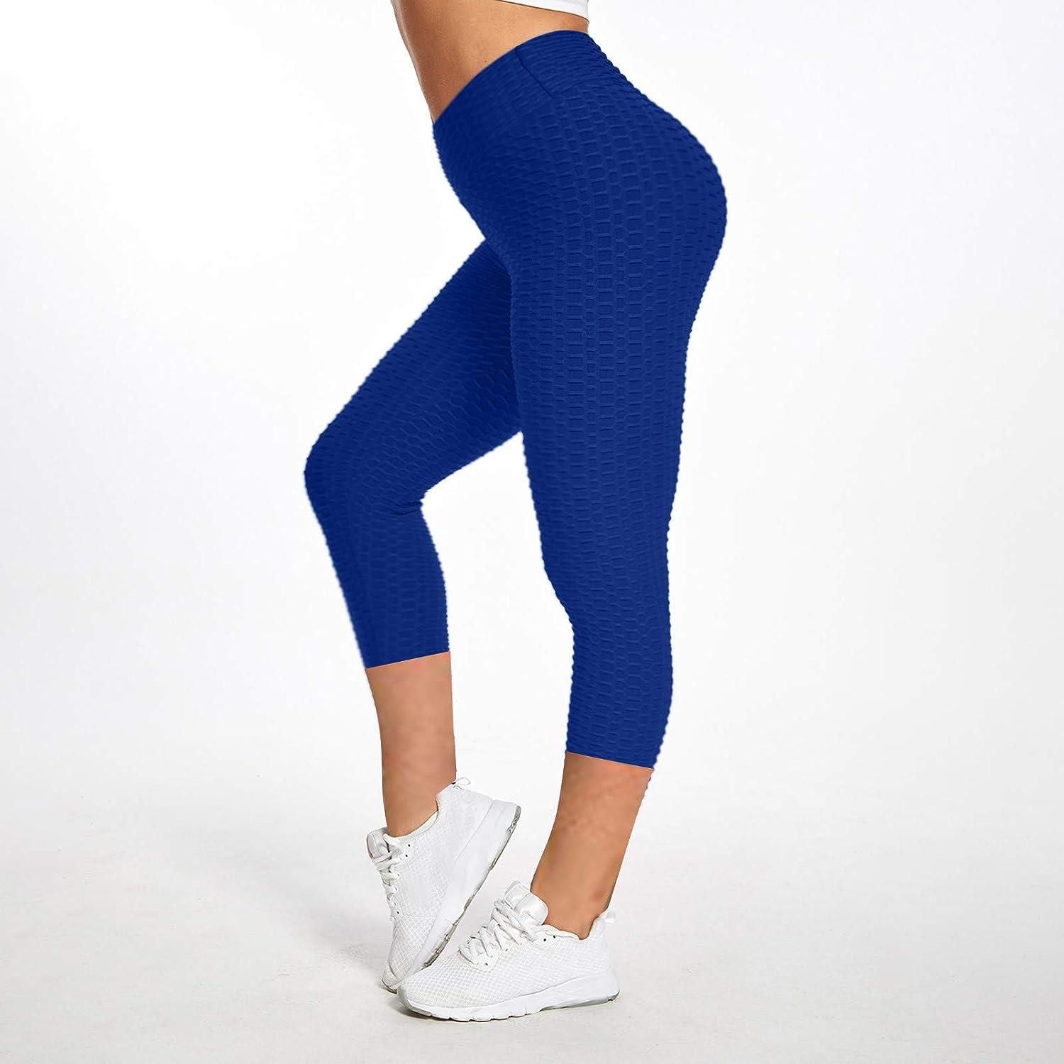 Women's High Waist Yoga Pants Tummy Control Booty Leggings Workout