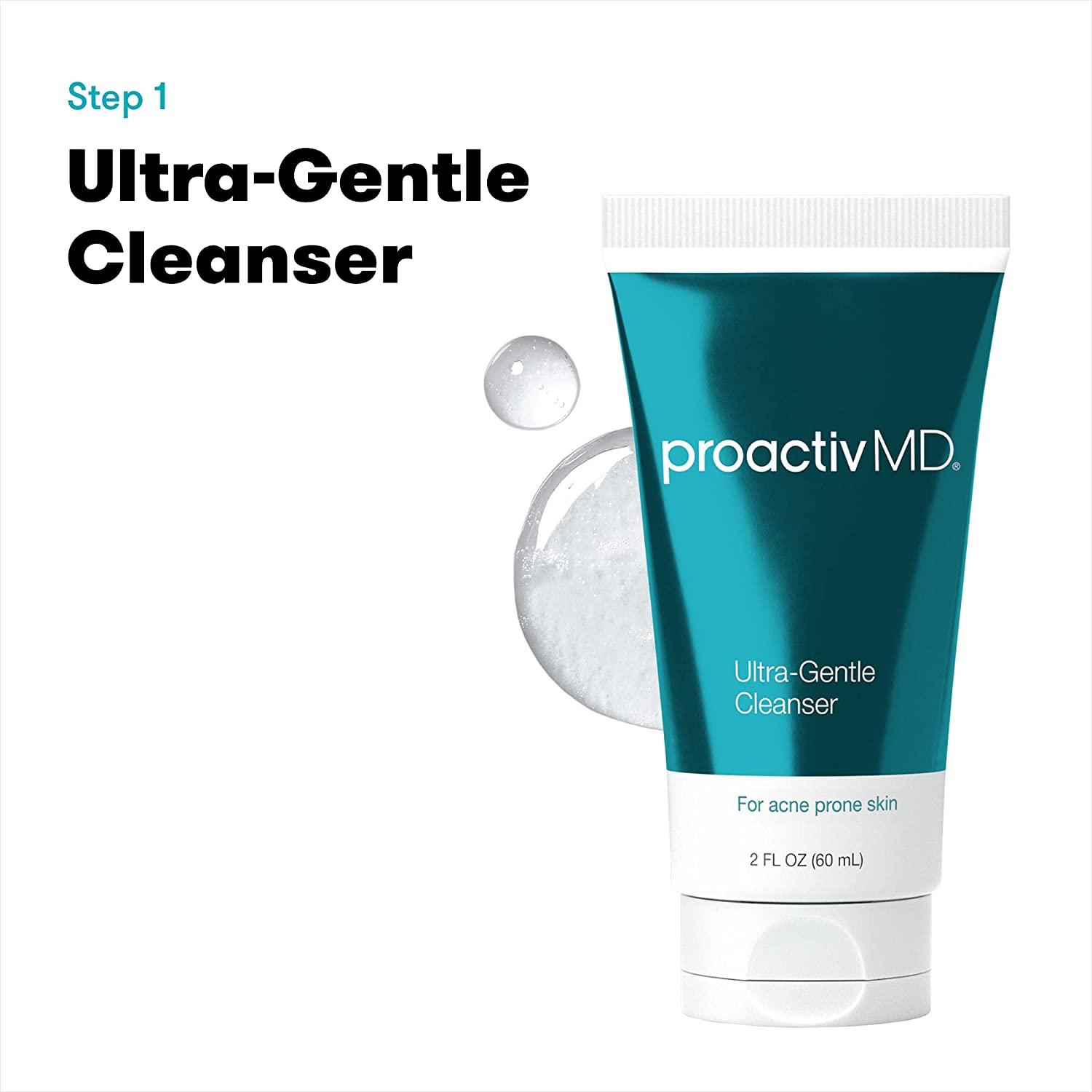 ProactivMD Adapalene Gel Acne Treatment Kit - 30 Day Regimen with Green ...
