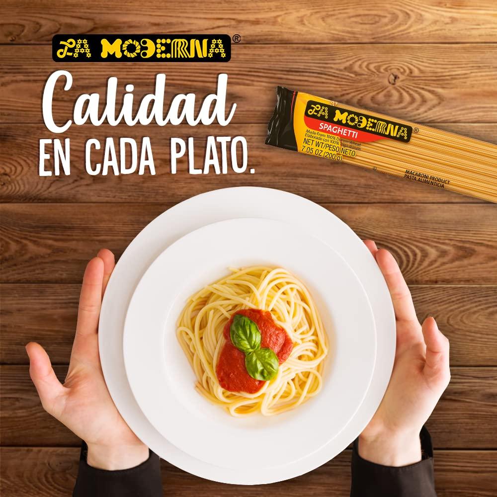 La Moderna Spaghetti Pasta Noodles Durum Wheat with Protein, Fiber