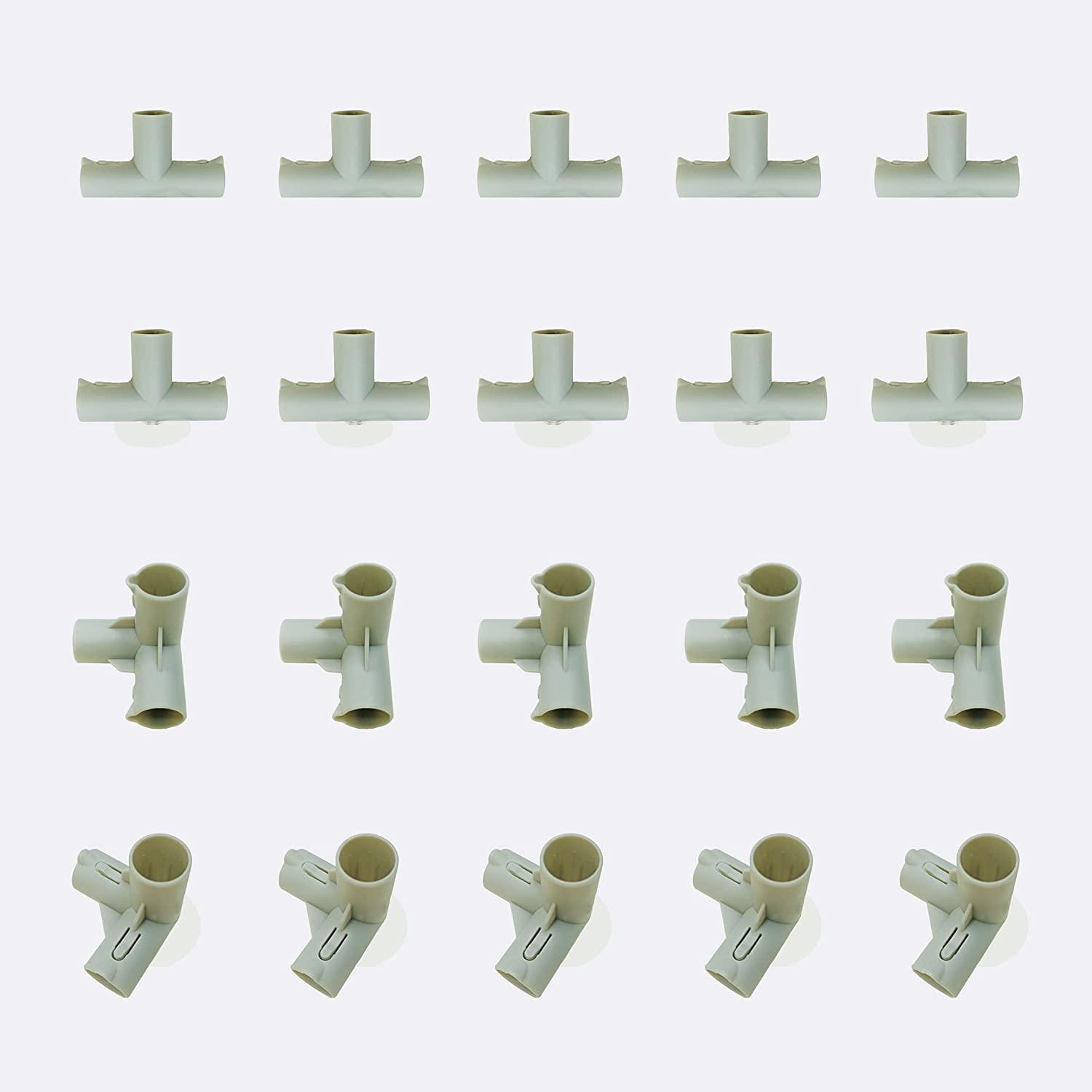 2Pcs Baby Playpen Parts T-Shaped Connection, 3-Way Baby Playpen Replacement Parts T-Connector 2.5cm Inner Diameter Baby Playpen Accessories for Baby Play Yard 2Pcs Baby Playpen Parts T-Shaped Connection, 3-Way Baby Playpen Replacement Parts T-Connector 2.5cm Inner Diameter Baby Playpen Accessories for Baby Play Yard