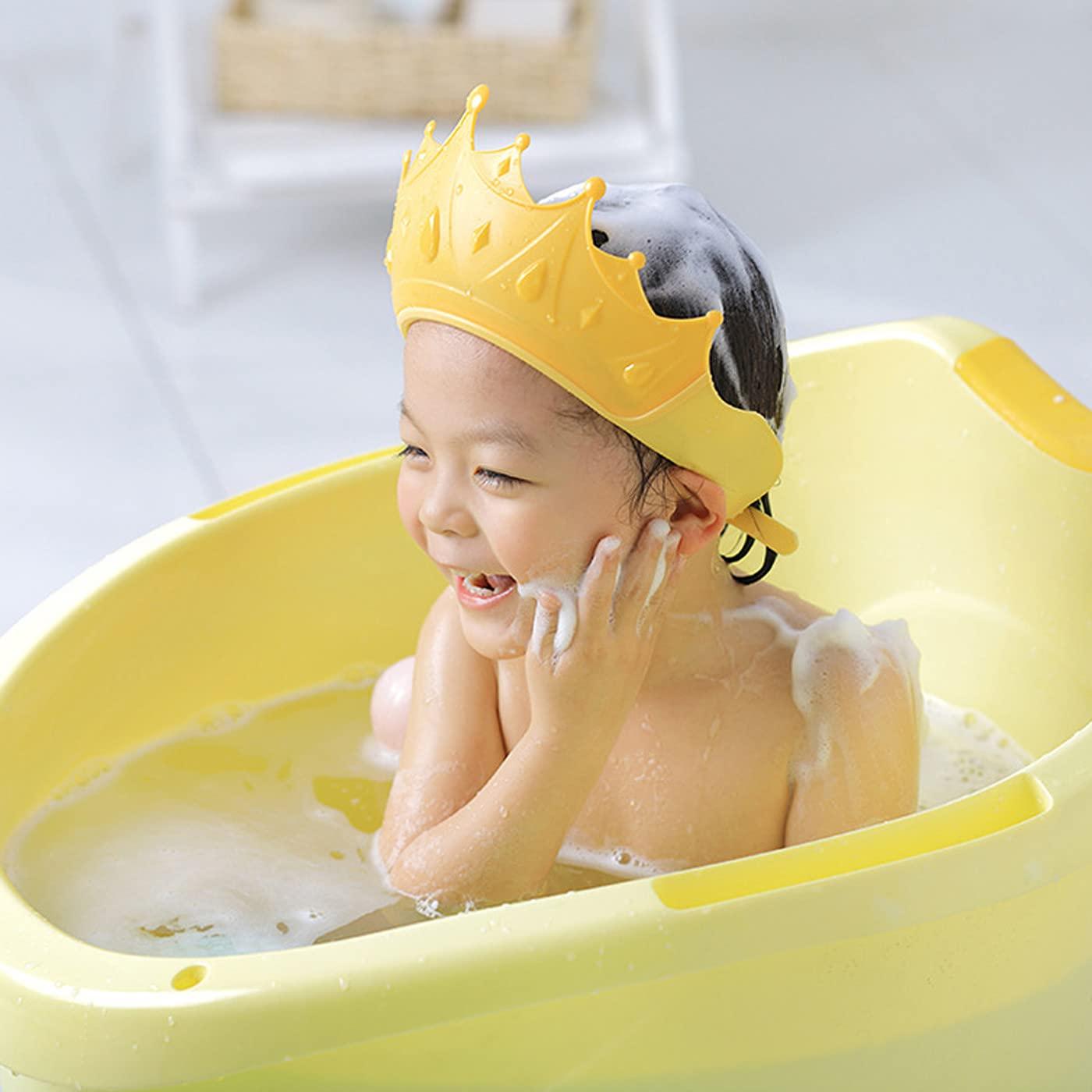 FUNUPUP Baby Shower Cap for Kids, Adjustable Toddler Hair Washing