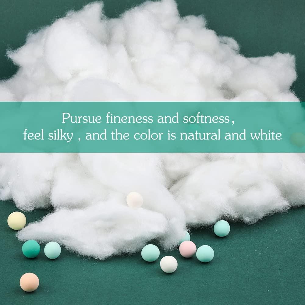 800g/28.2oz Polyester Fiber Fill, Premium Fiber Fill Stuffing, Fluff