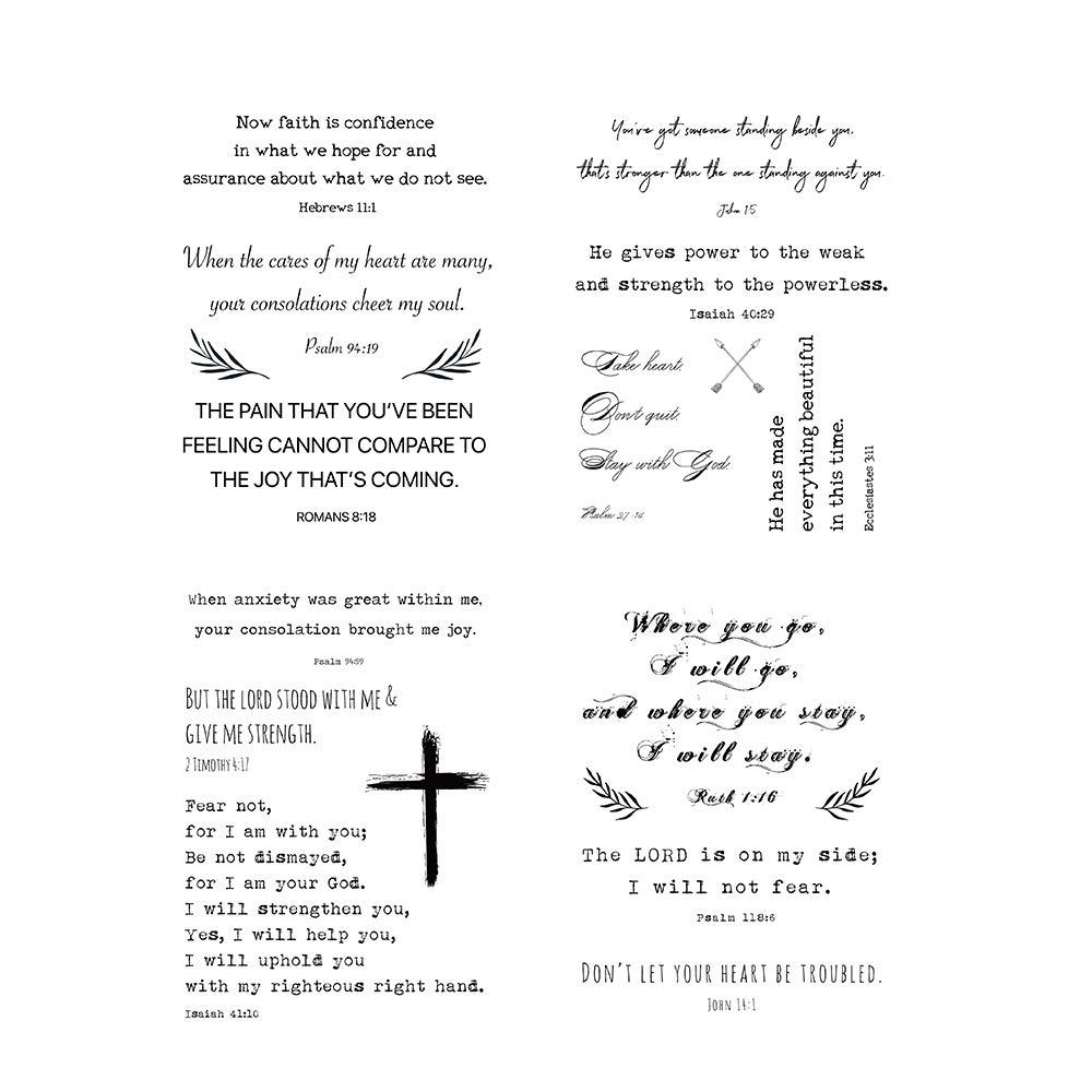 Everjoy 60+ Designs Inspirational Christian Quotes Bible Verses ...