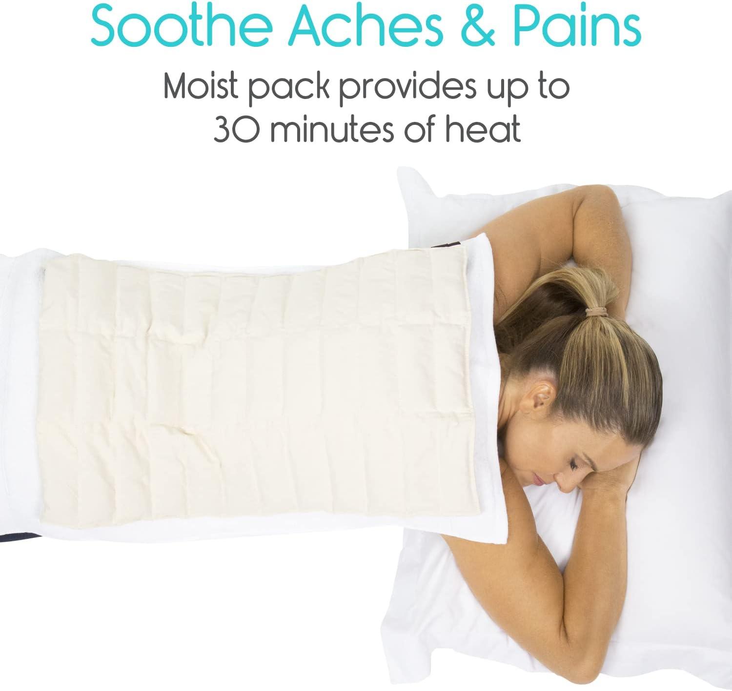 Vive Hydrocollator Contour Neck Pack Moist Heating Pad for Neck and