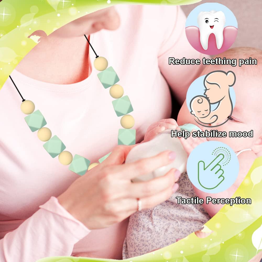 Chewy Necklace Teething Necklace At Walmart Silicone Chew Beads Online