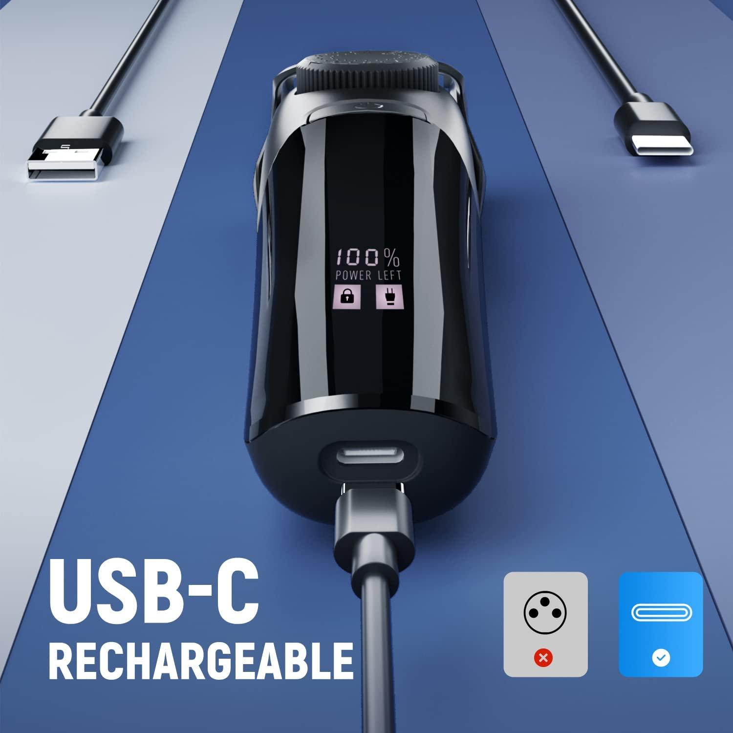 SUPRENT Beard Trimmer for Men Waterproof, IPX7 Professional Mustache