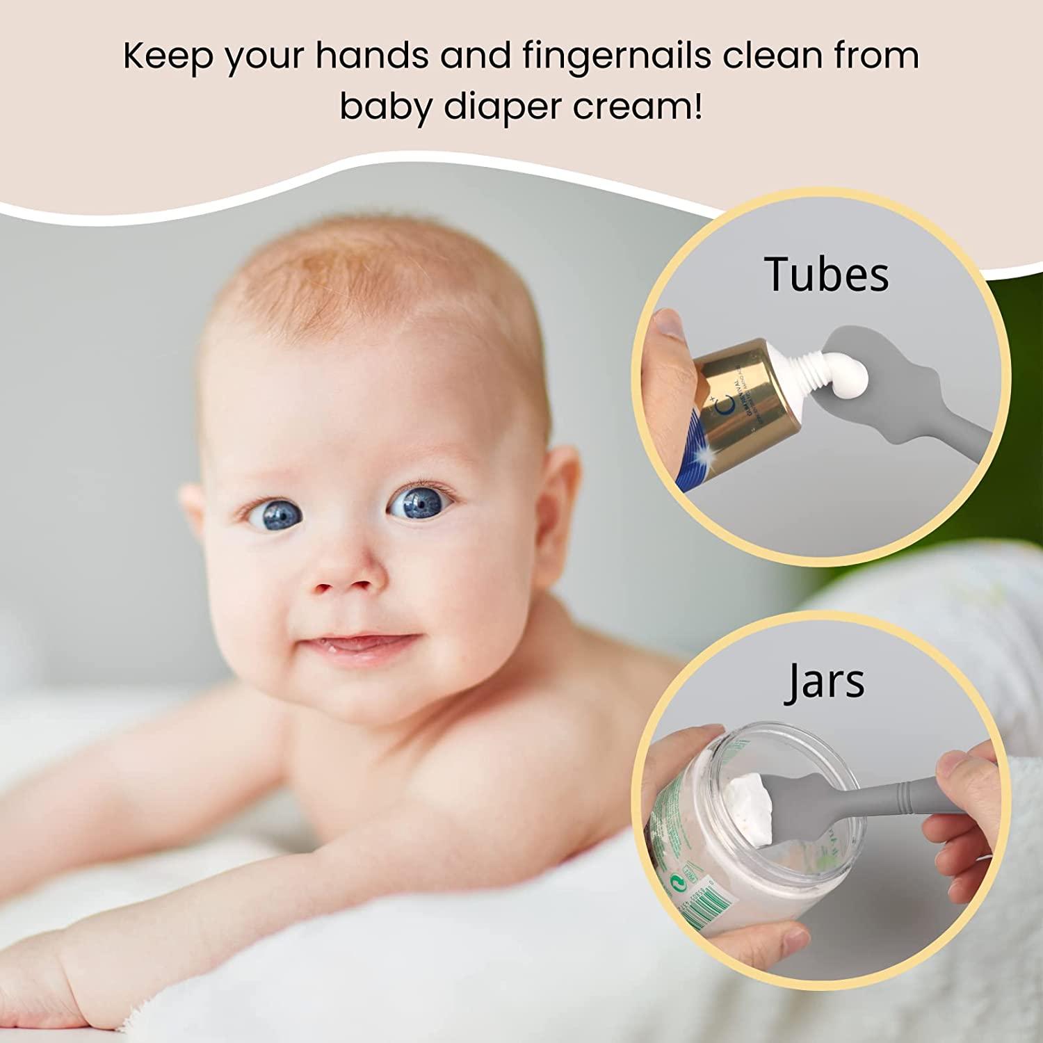 2 Pack Baby Diaper Cream Brush, Diaper Cream Spatula Applicator