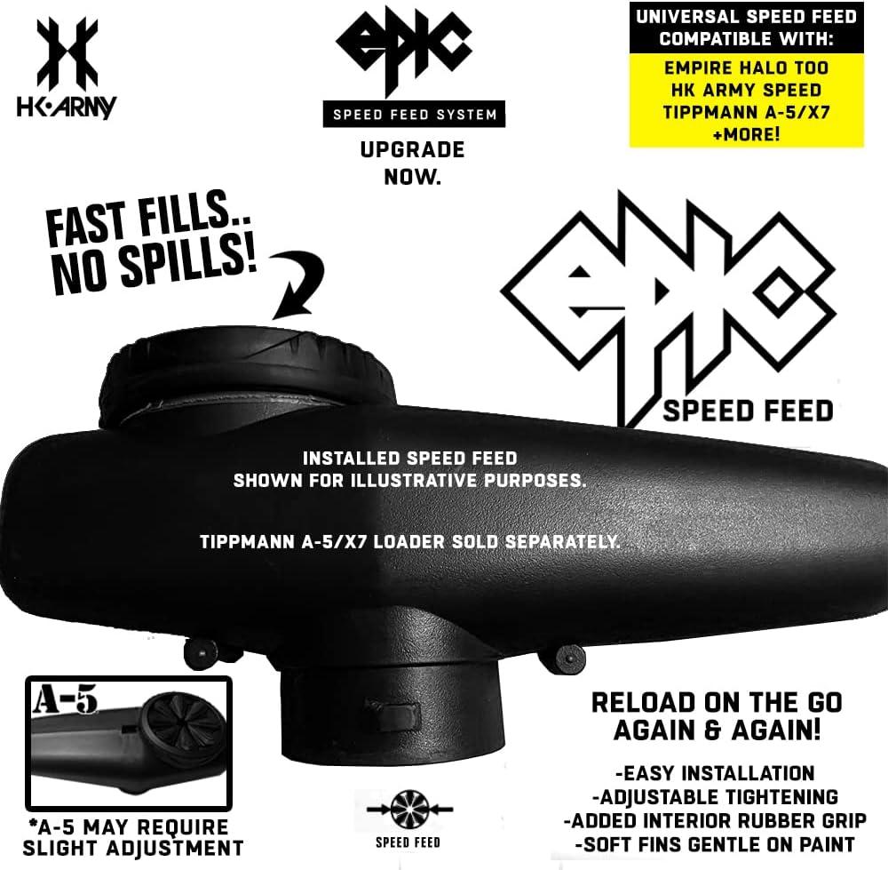 HK Army Universal Epic Speed Feed Paintball Loader Hopper Accessory for