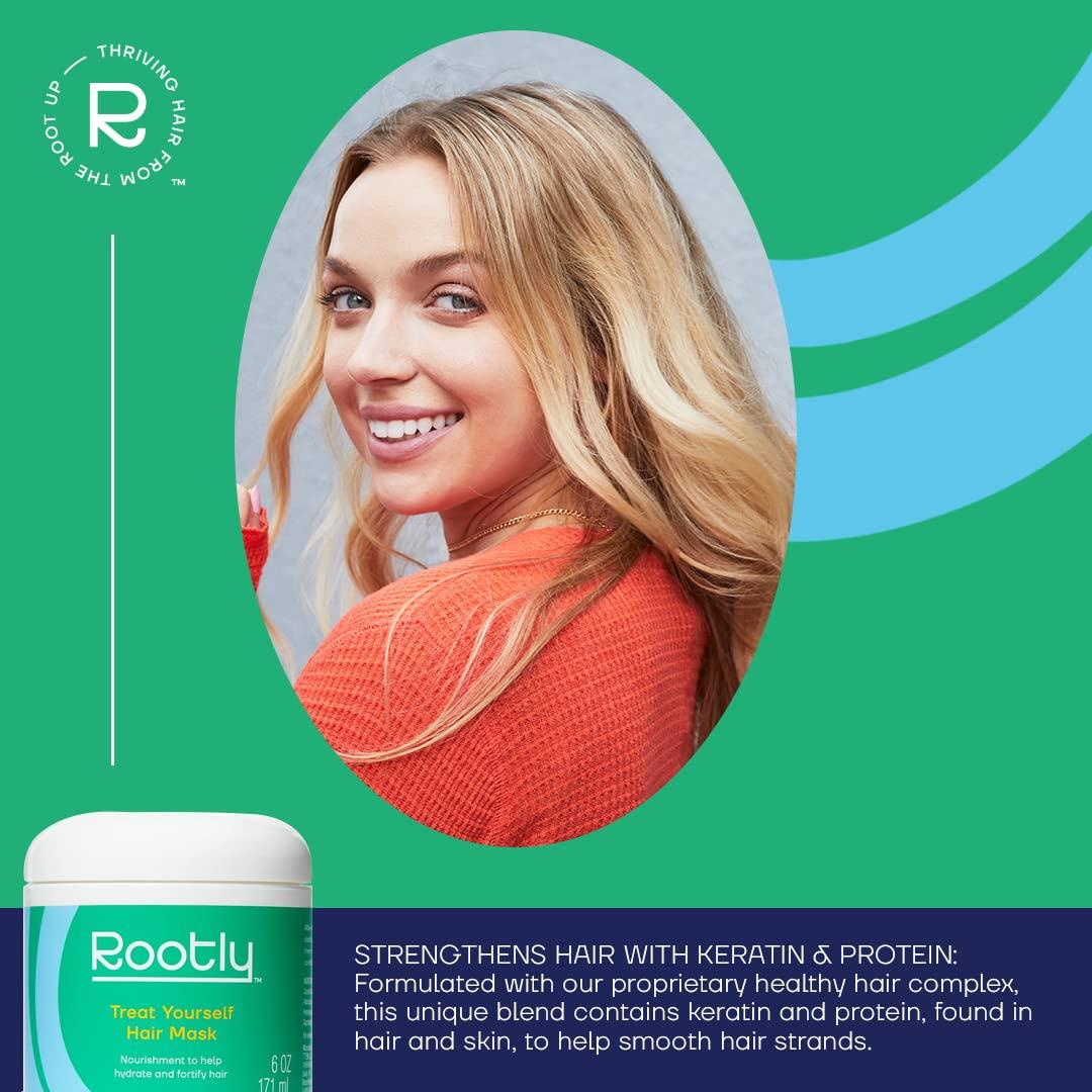 Rootly Hair Growth Repair Keratin Hair Treatment Mask 6 Oz Treat
