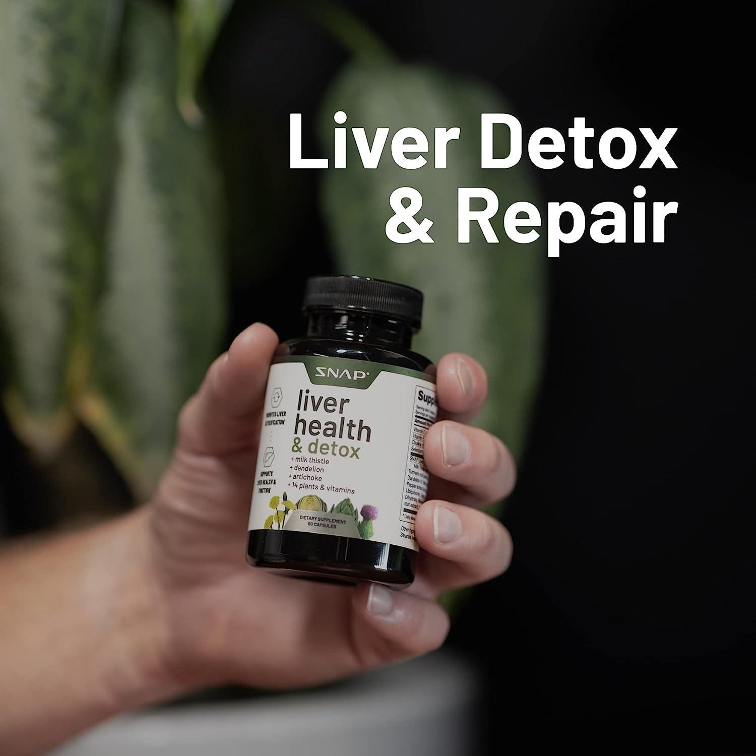Liver Health Support Supplement Liver Cleanse Detox & Repair Formula