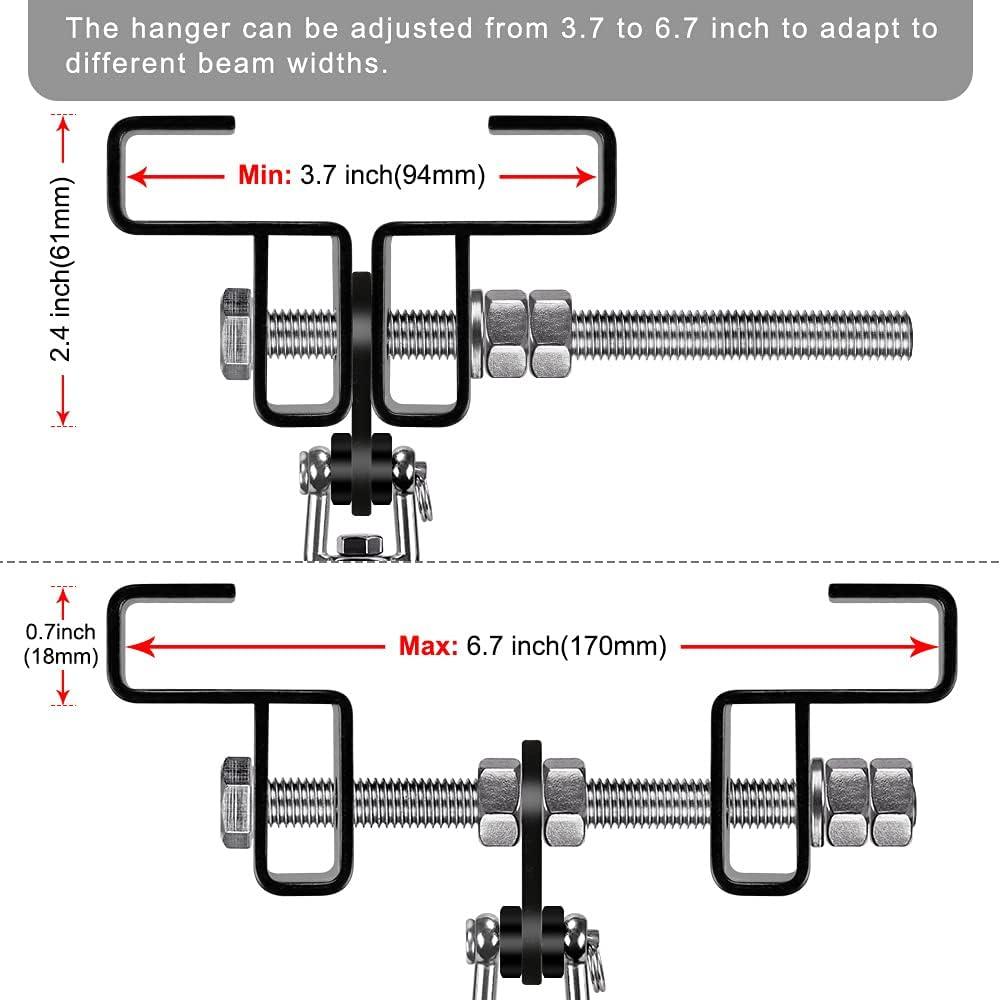 BESSEY IBEAM60 Morsetto A Trave Industriale 60 Pollici - Ghisa Duttile E Binario Nichelato - Ideale Per Lavorazione Legno Pesante