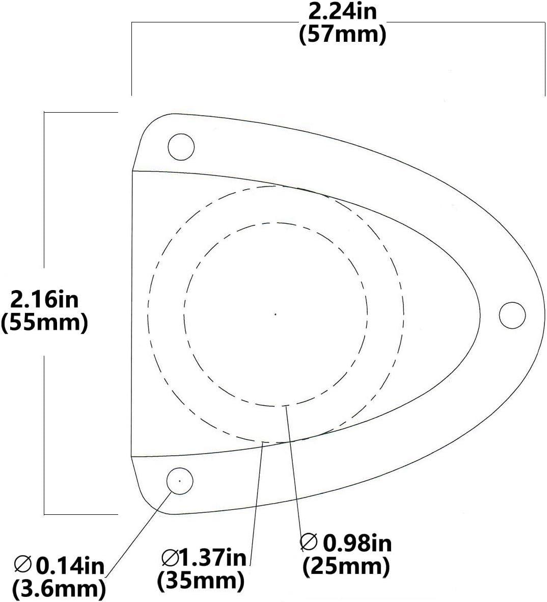 4X Wire Cable Vent Cover Stainless Steel Clamshell Vent Clam Shell Vent For Boat - Foto 6