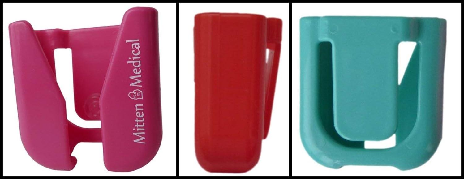 Three Mitten Medical Professional Stethoscope Holders with ScrubLock