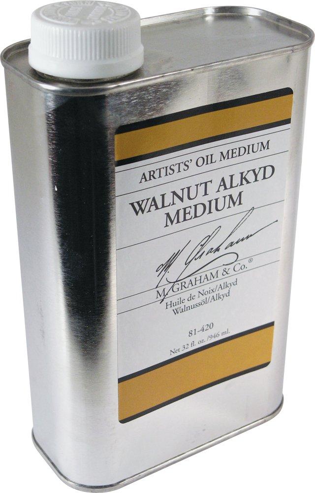 M. Graham 32Ounce Walnut/Alkyd Medium