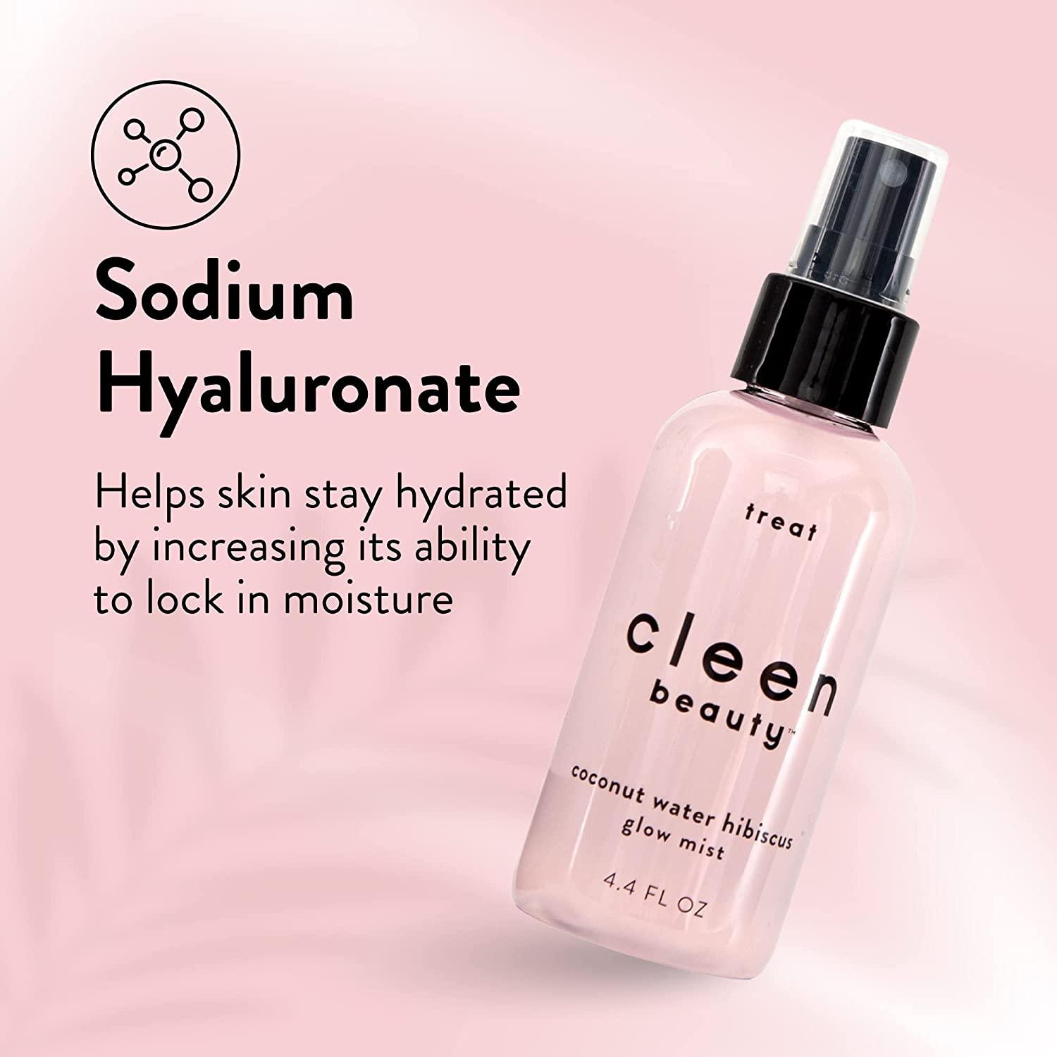 Cleen Beauty Coconut Water Hibiscus Glow Mist Coconut Water Face Mist