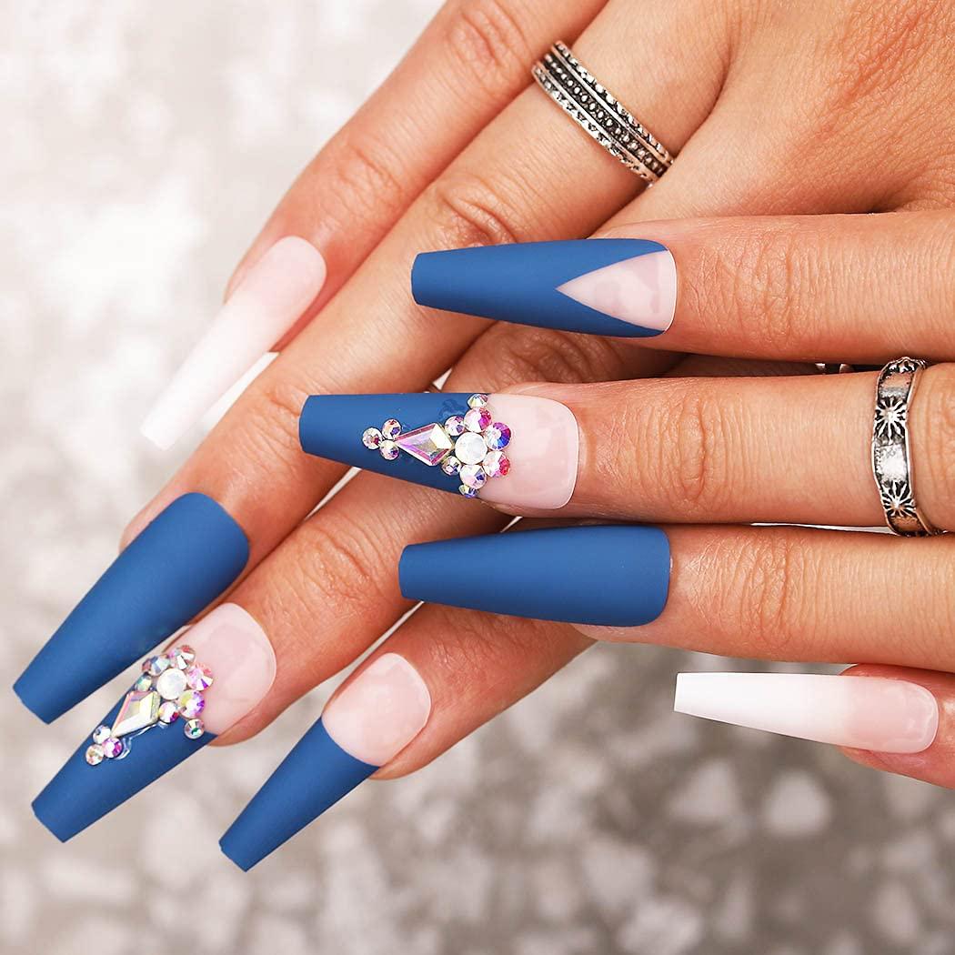 Blue hotsell ballerina nails