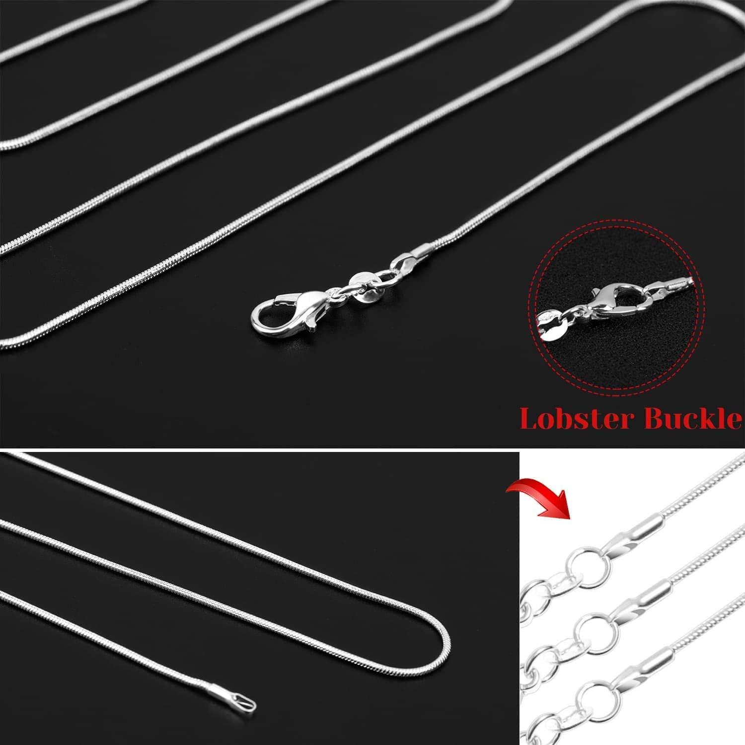 30Pack Chains Bulk Necklace for Jewelry Making, Bulk Necklace