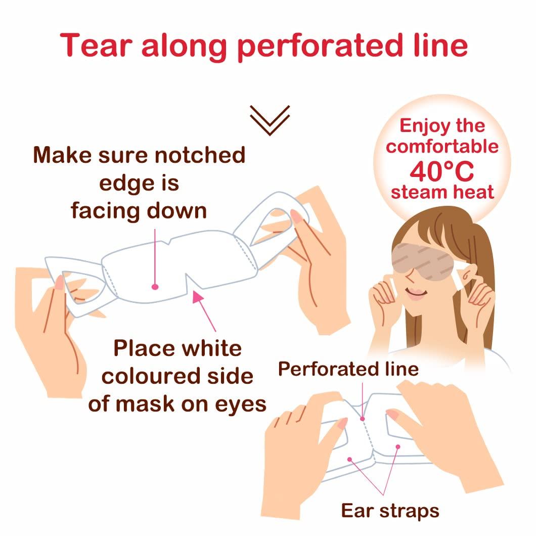 coldpa 10 Packs Steam Eye Mask Sleeps Better Self Heating Gentle Steam