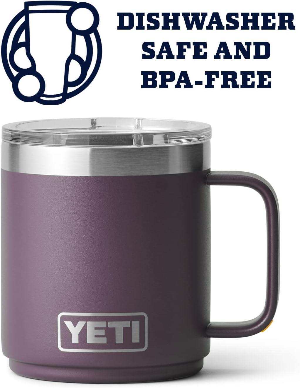 Yeti Rambler 10 oz Stackable Mug Peak Purple w/ Magslider Lid for sale  online