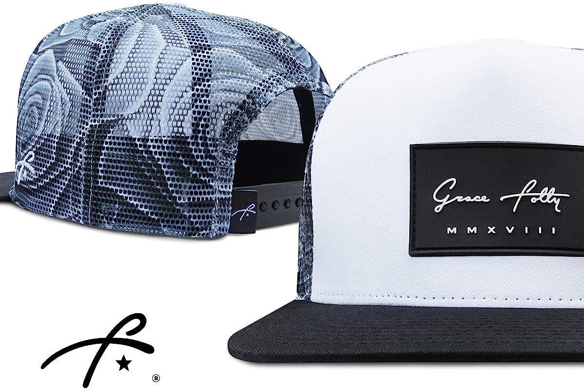Grace Folly Trucker Hat For Men & Women. Snapback Mesh Caps- Palm Beach | Color: Black/Green | Size: Os | Atulsharma180's Closet