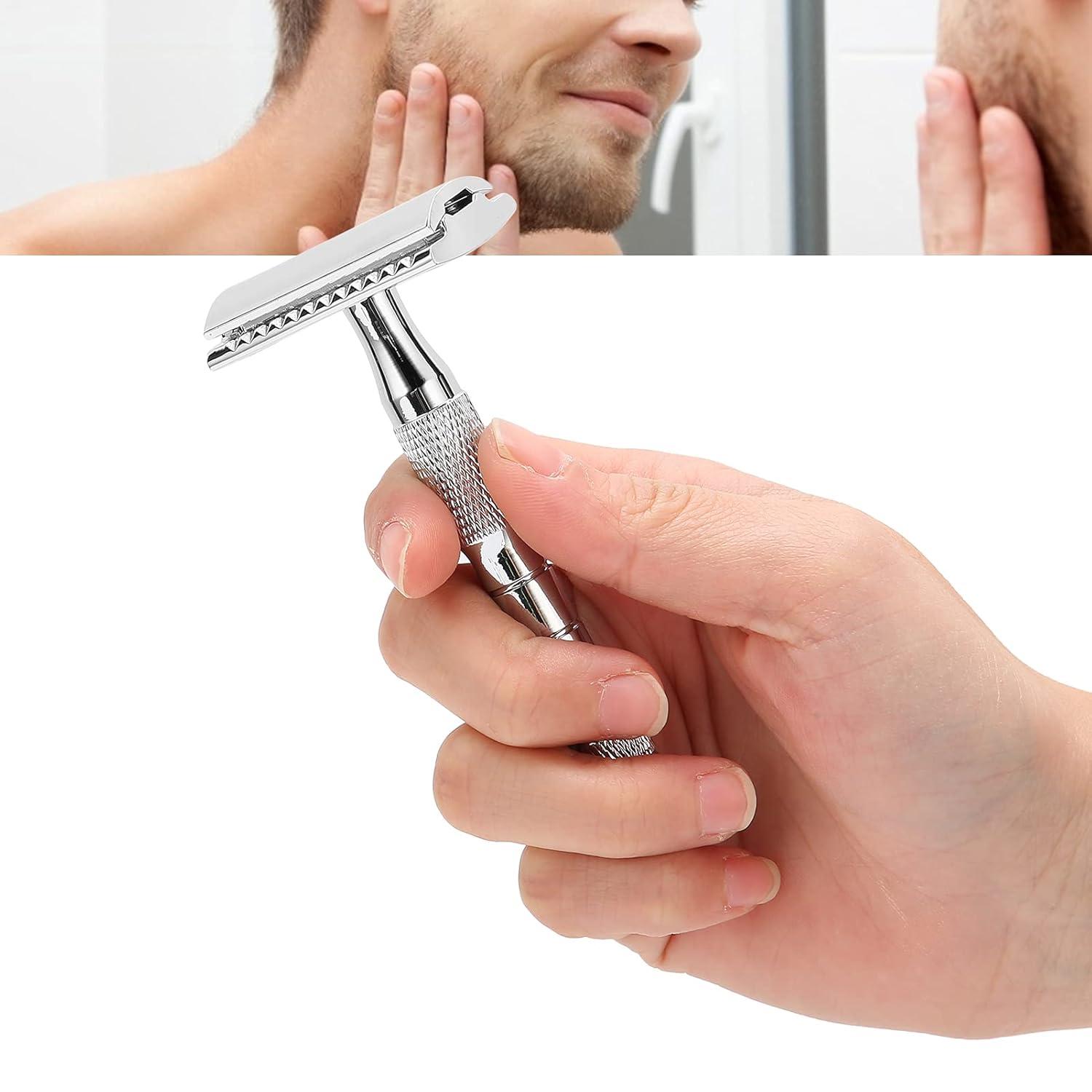 Shop Stylish Manual Safety Razor | Clean & Sanitary Daily Shave for Men ...