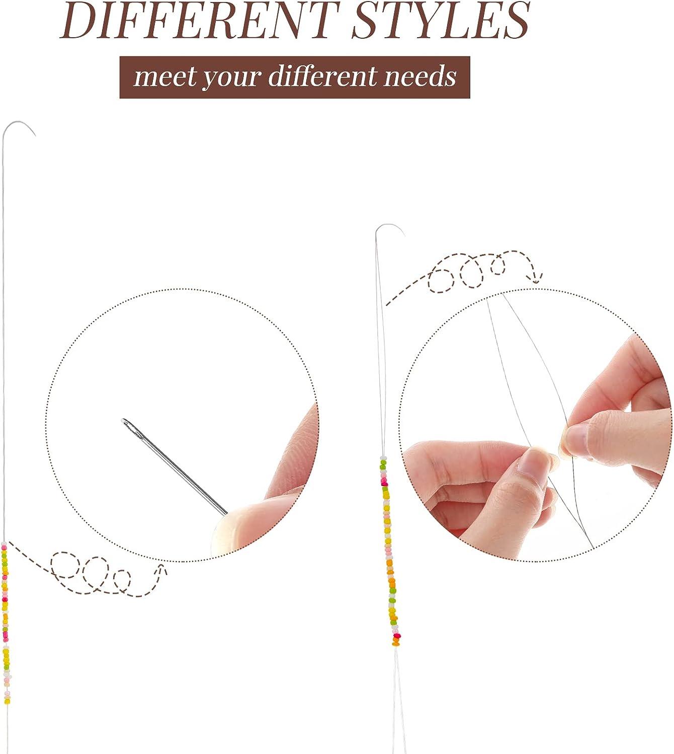 How to use a Big Eye Beading Needle, 4.5 Inch 