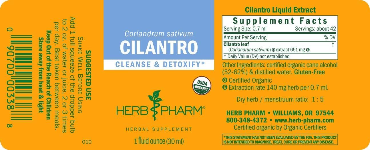 Herb Pharm Cilantro Whole Leaf 1 fl oz (30 ml)