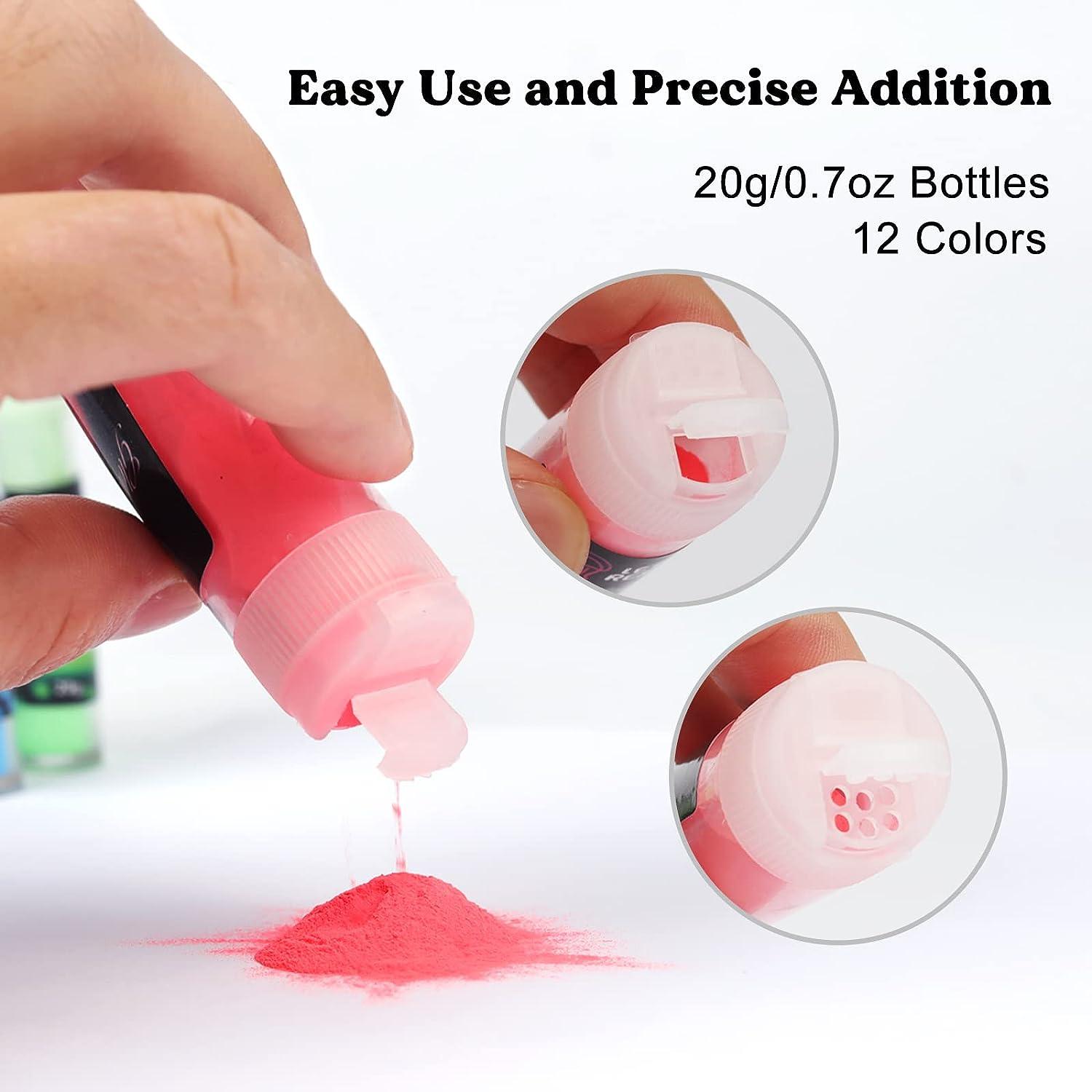 Let's Resin Deep Pink Fluorescent Pigment Powder - 100g