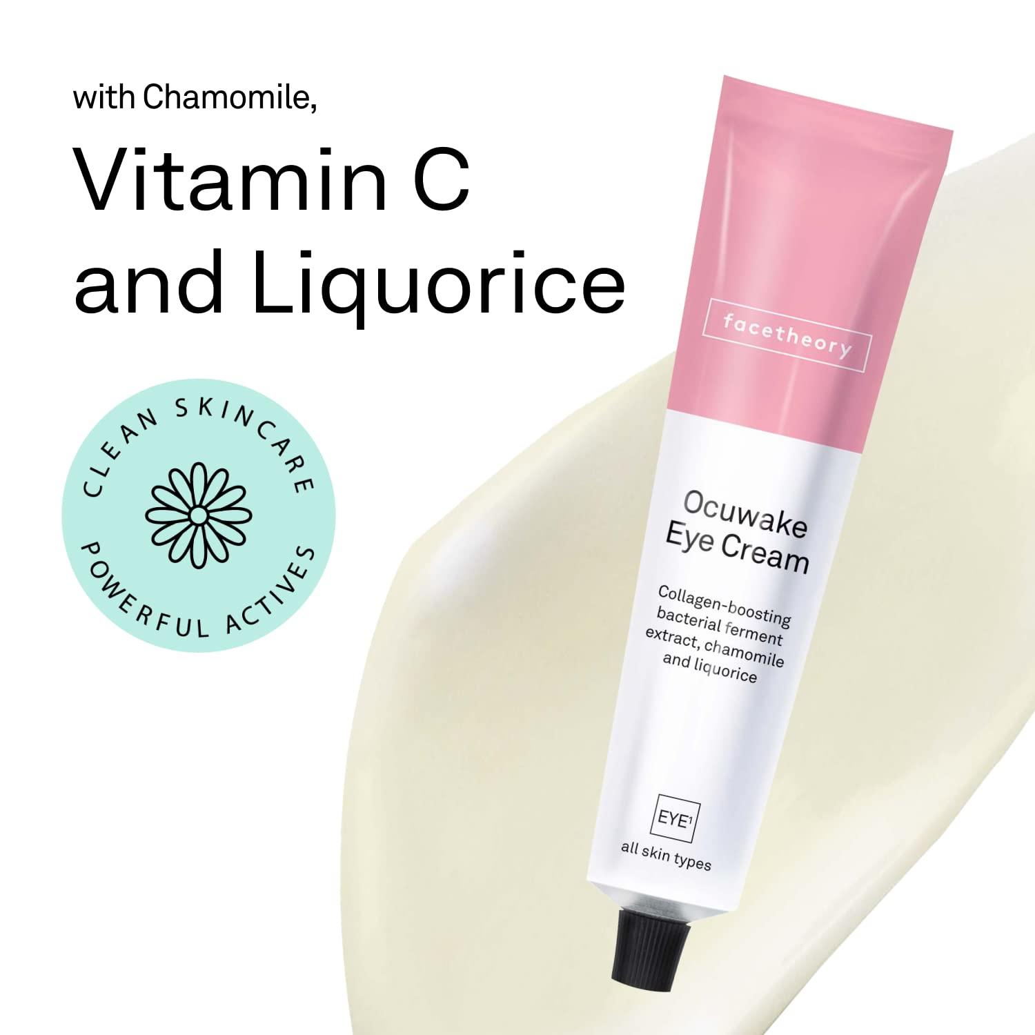 Facetheory Ocuwake Eye Cream Brightening Vitamin C Formula for Dark