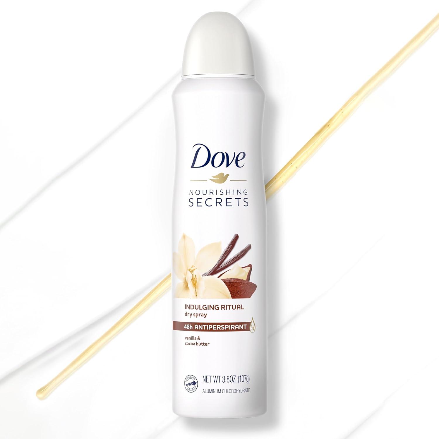 Dove Nourishing Secrets Dry Spray Antiperspirant Vanilla Cocoa