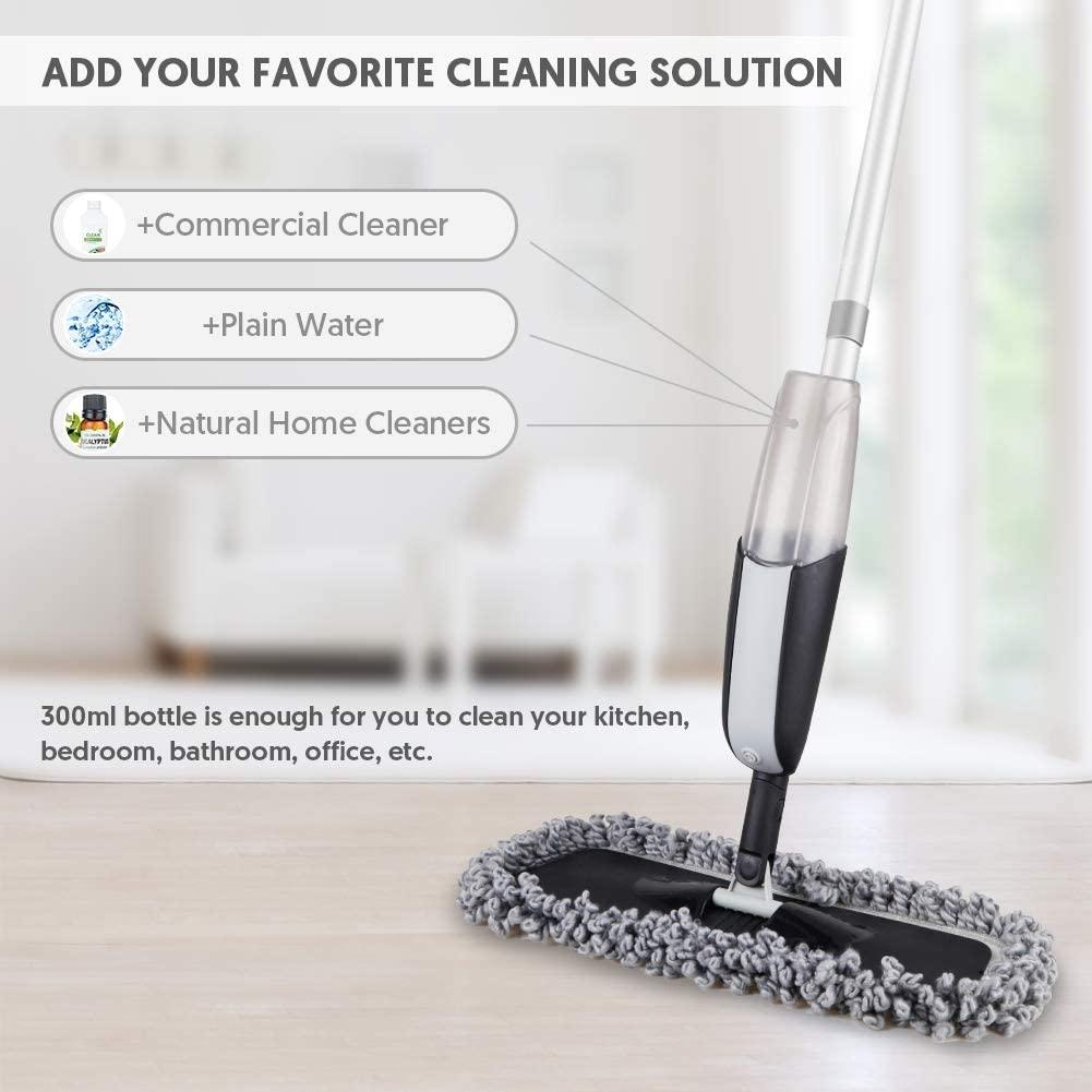 Microfiber Spray Mop for Floor Cleaning MANGOTIME Floor Mop Dry Wet