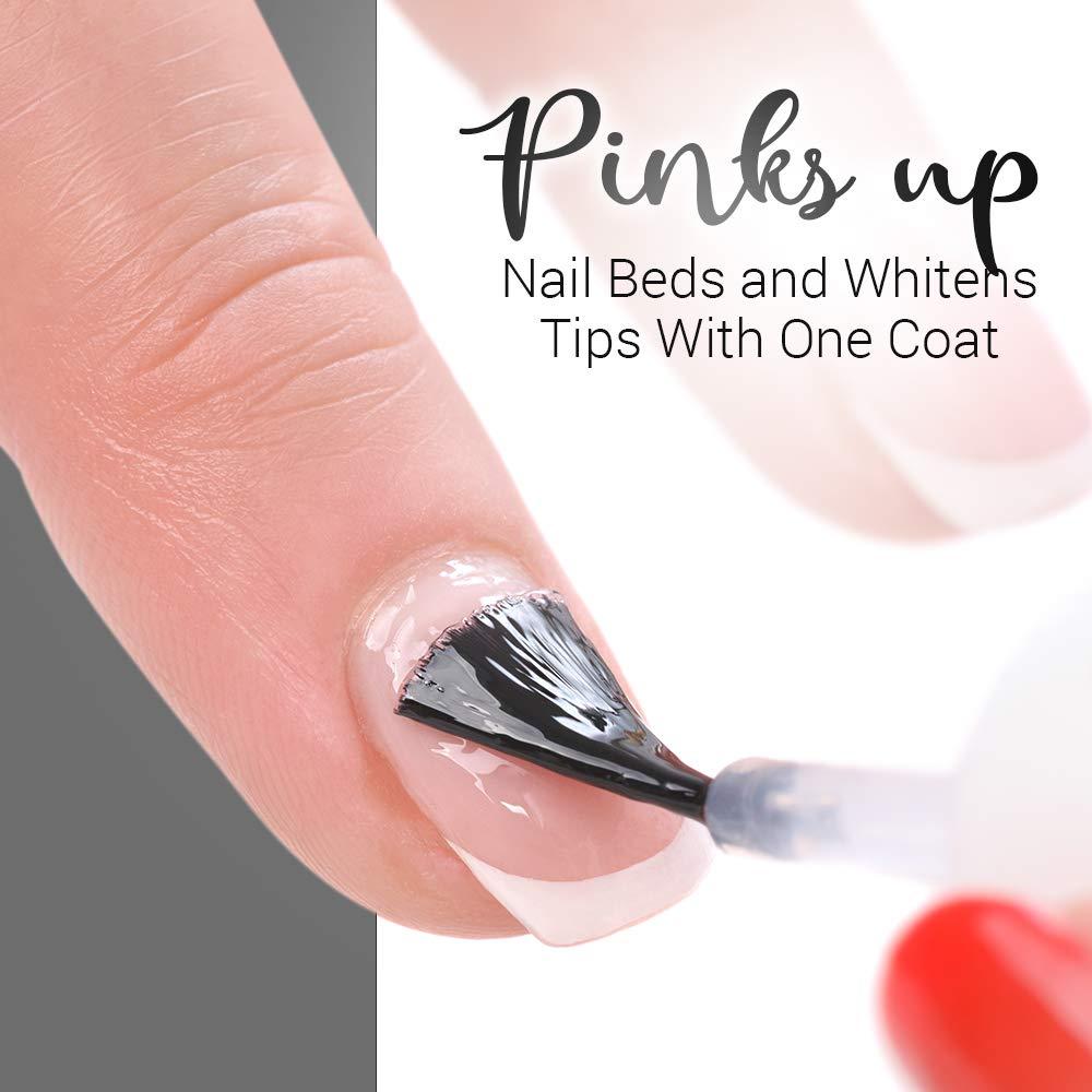 ZEVA Nail Bright OneStep Salon Grade French Manicure Fingernail