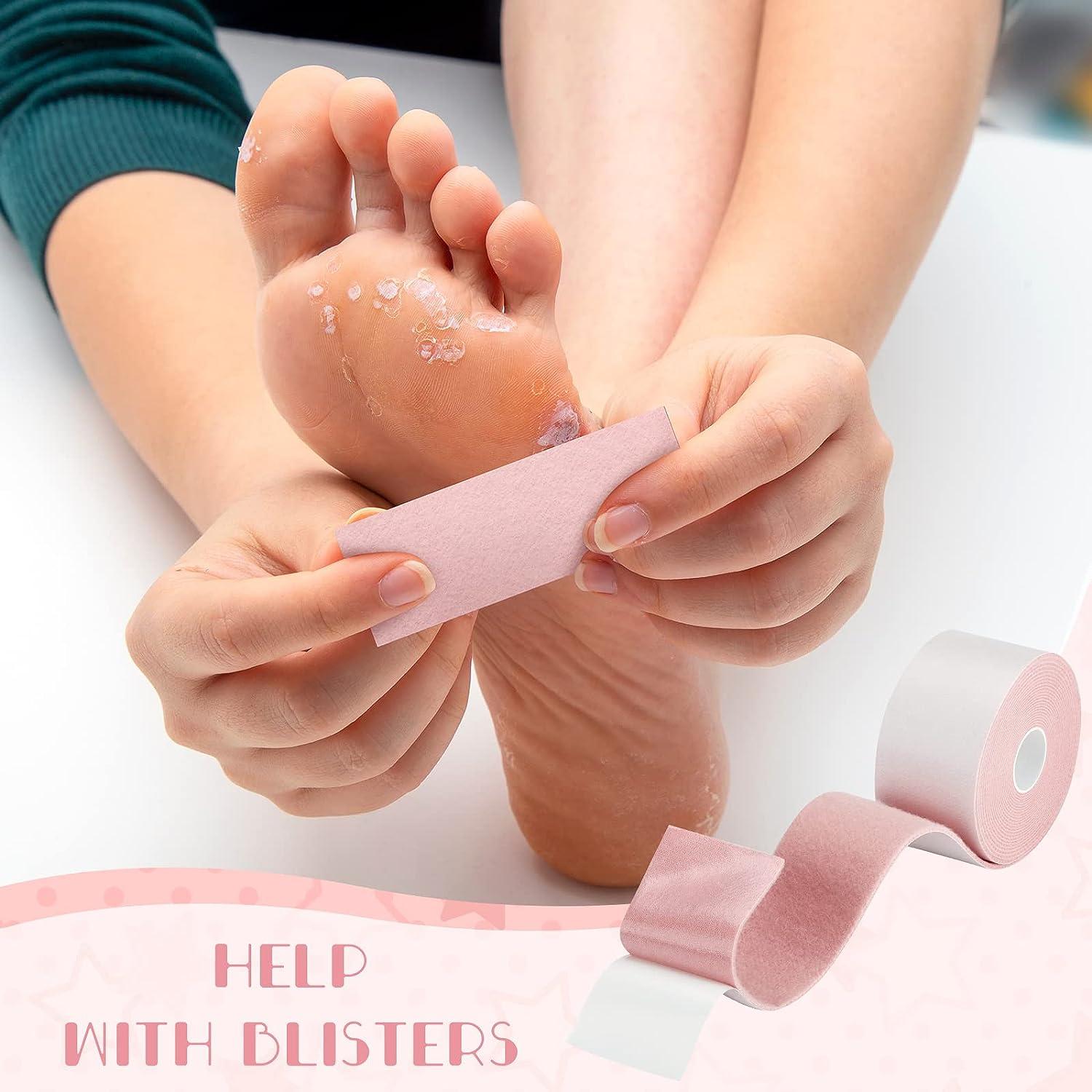 8Piece Moleskin Tape Roll for Feet Soft Cotton Adhesive Moleskin for