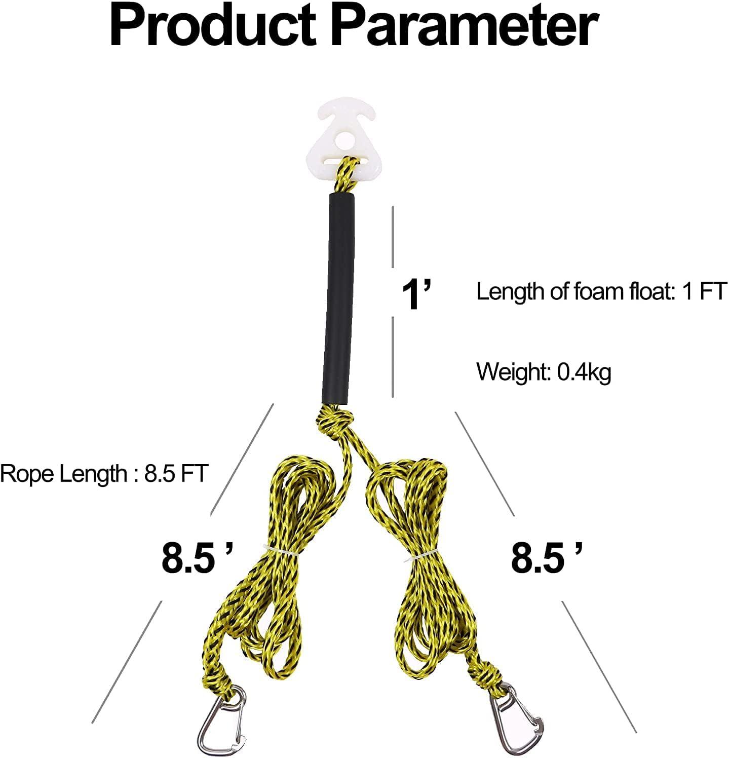 WOW Watersports Heavy Duty Tow Harness With EZ Connect System - 4K Towable Rope