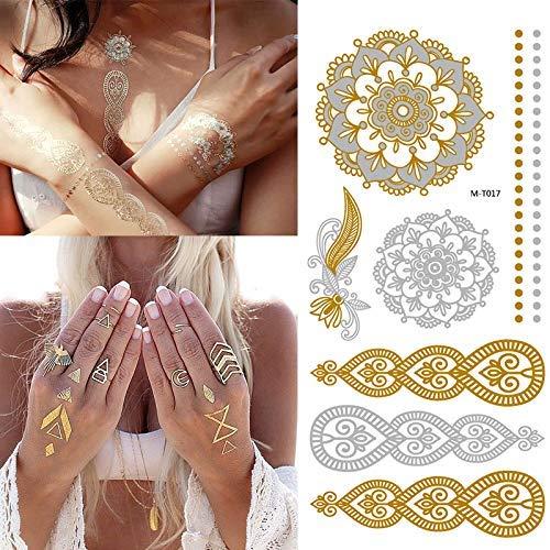Sparkle and Shine with Metallic Temporary Tattoos! Perfect for Parties and  Events | TikTok
