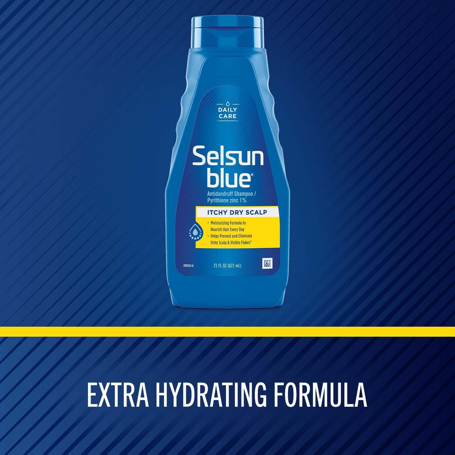 Selsun Blue Itchy Dry Scalp Antidandruff Shampoo, ExtraHydrating