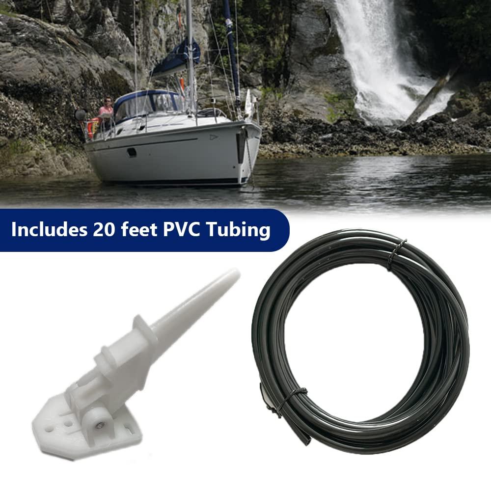 Marine Boat Universal Speedometer Pitot Tube Kit Up to 80 MPH Speed