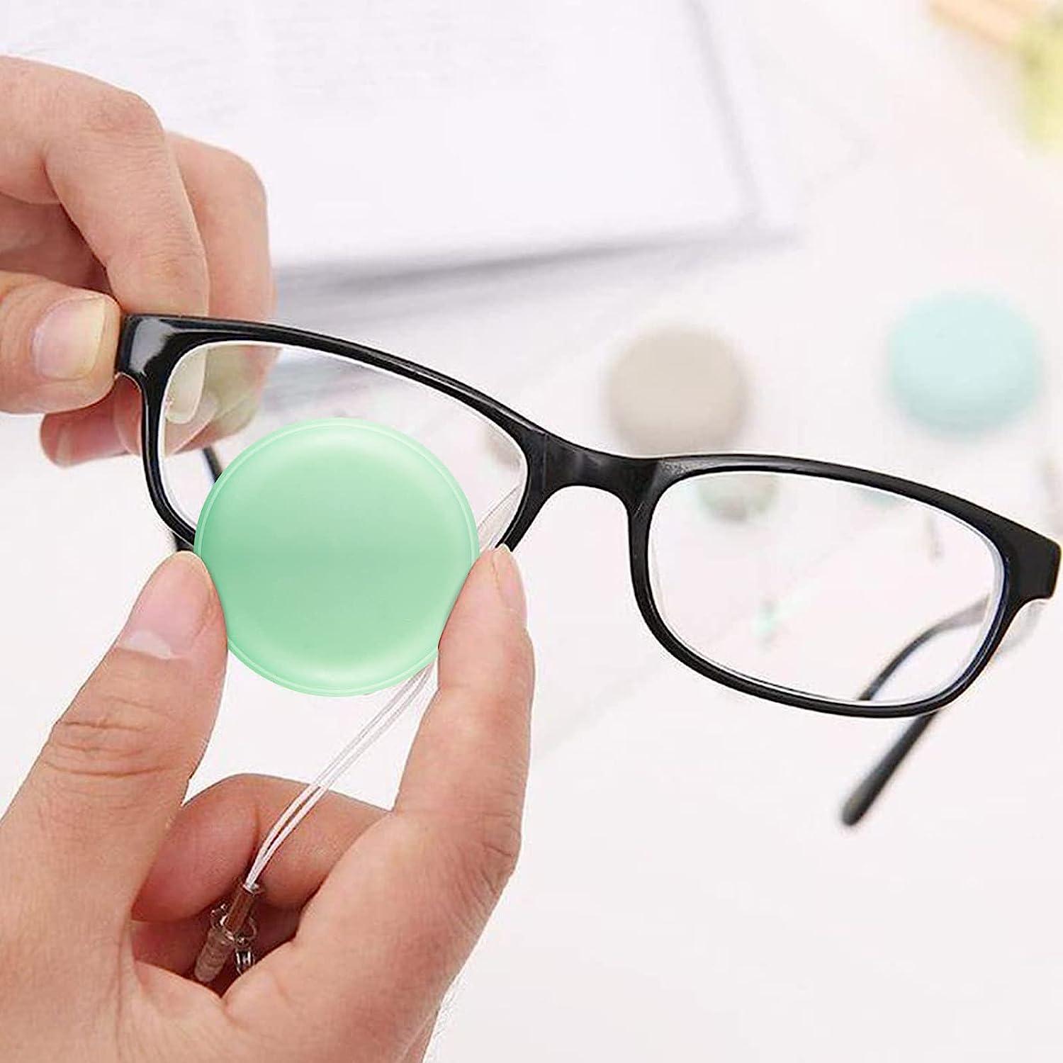 6pcs Electronic Wipes Eye Glass Clean Cloths Macaron Shape Wiper for  Cleaning Lens 