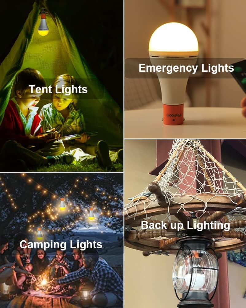 Flyhoom solar camping lights rechargeable cheap