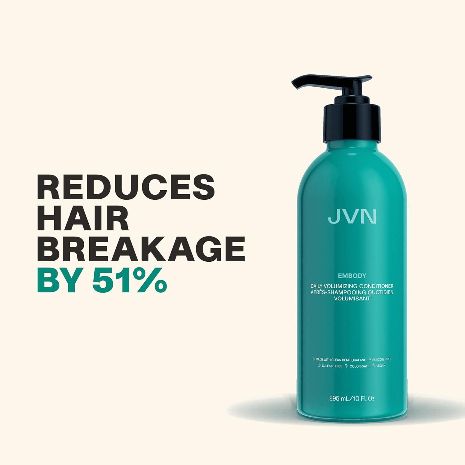 JVN Embody Volumizing Shampoo & Conditioner Bundle Clean Embody