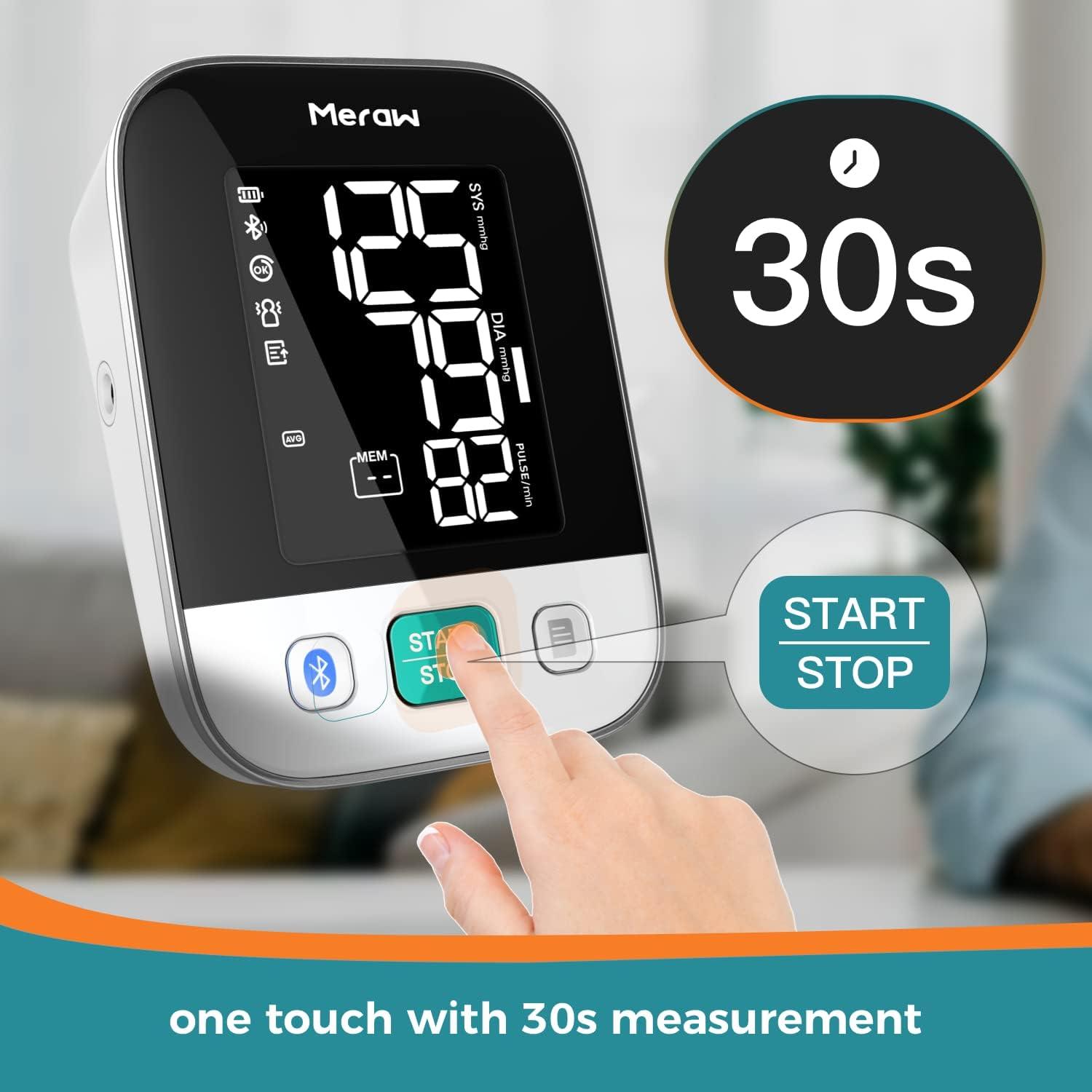 Meraw Blood Pressure Monitor Automatic Large, Blood Pressure Machine Home  Use UNBOXING 