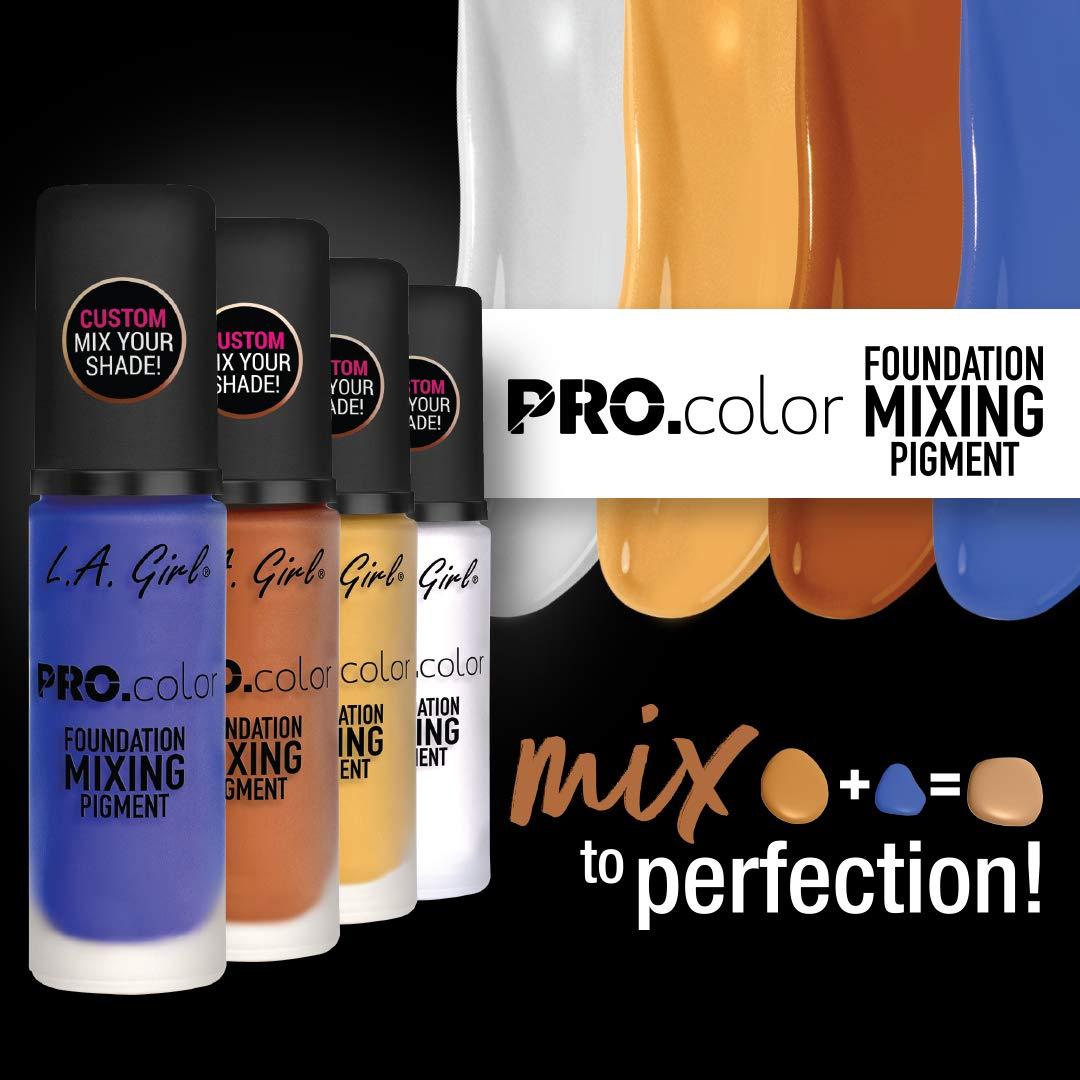 L.A. Girl Pro Matte Mixing Pigment, White, 1 Fluid Ounce White 1 Fl Oz  (Pack of 1)