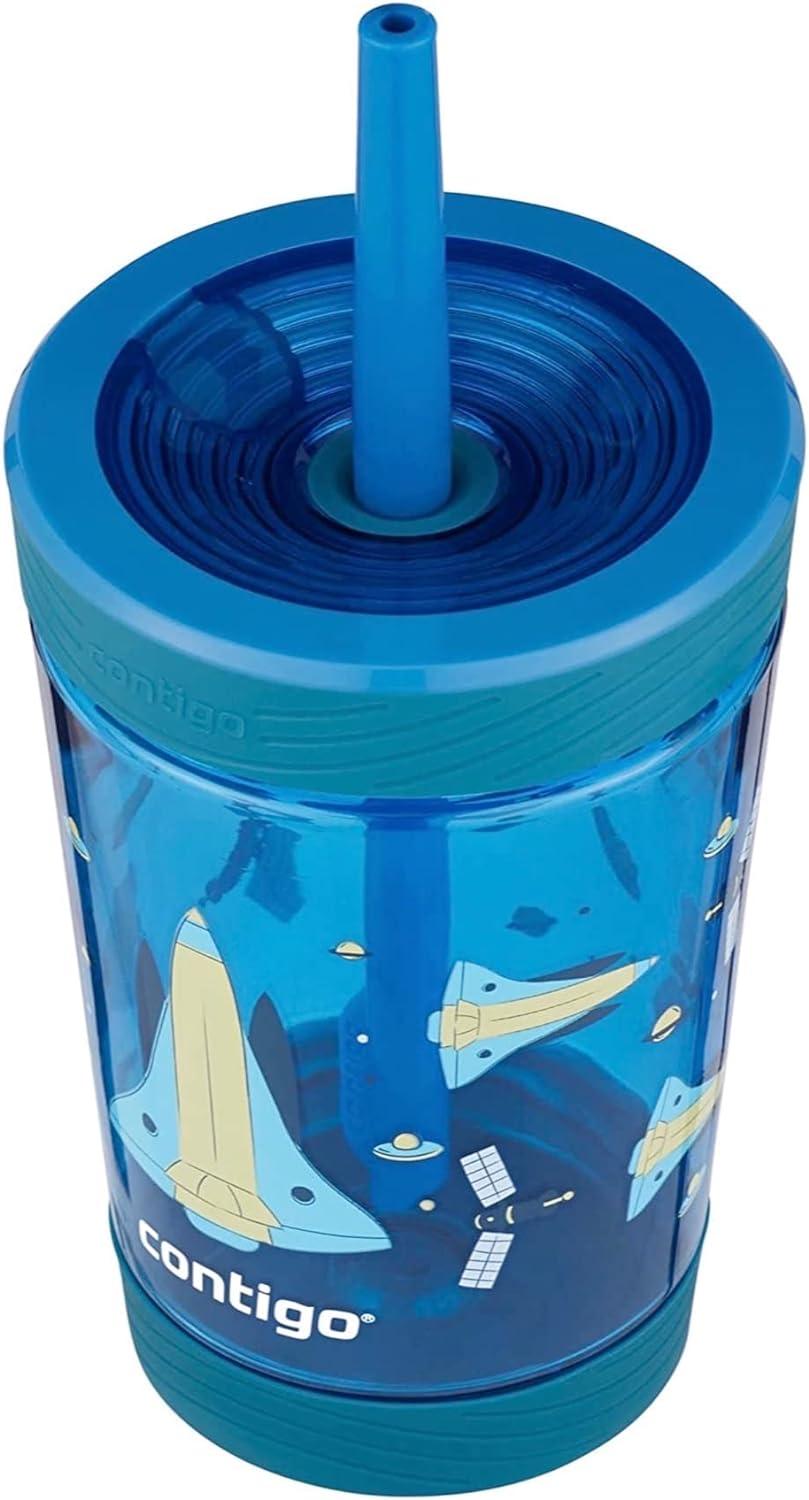 Contigo 14oz Kids Plastic Spill-Proof Tumbler with Straw Hedgehog 1 ct