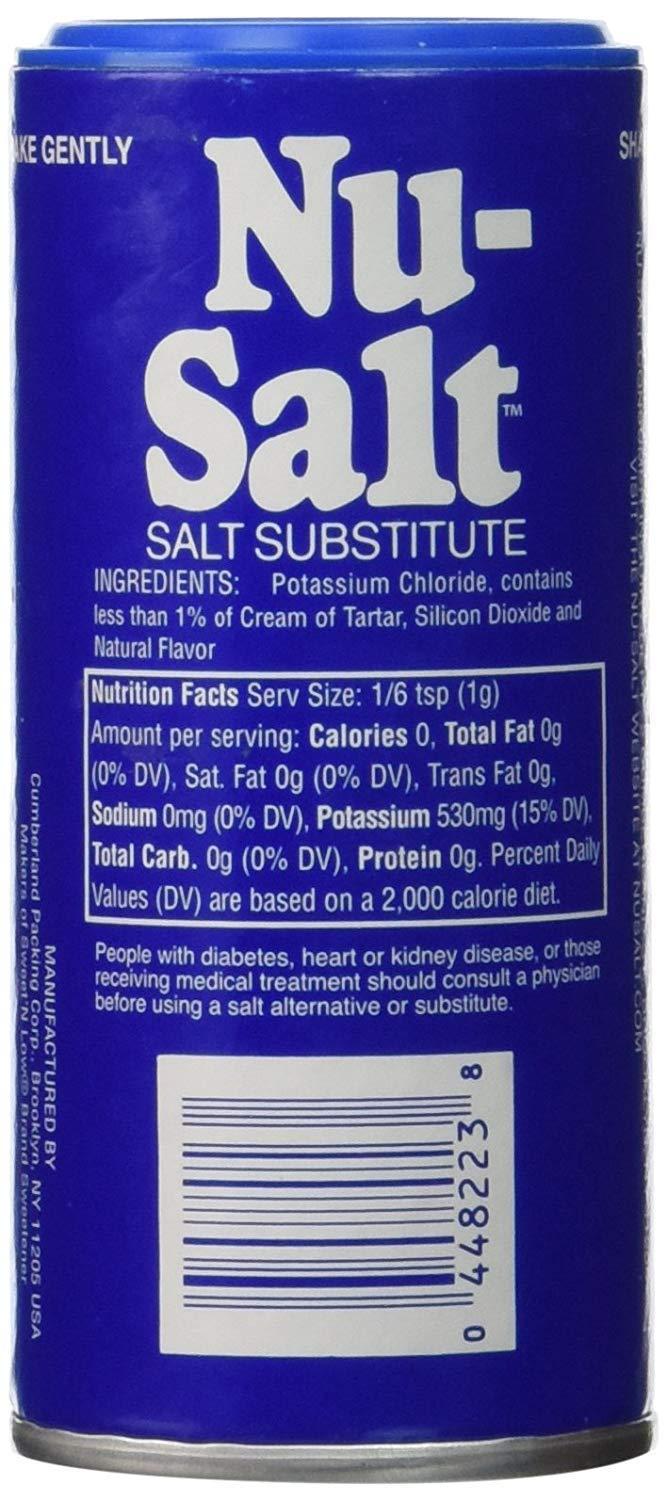 NUSALT Substitute Sodiumfree 3 Oz (3 Pack) Healthy salt alternative