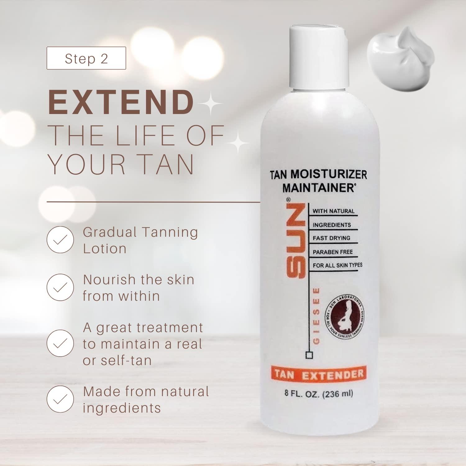 Sun Labs Self-Tanning Lotion & Tan Extender - Golden Glow, Medium - 2 x ...
